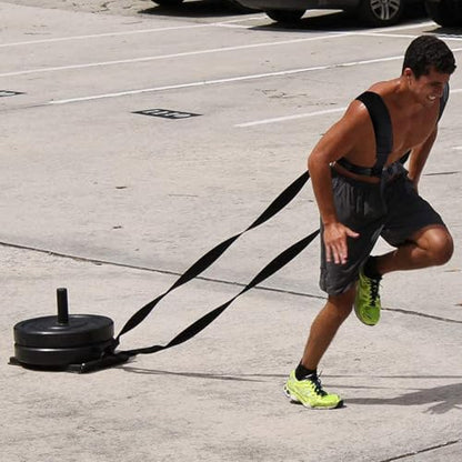Abaodam Load-bearing Multifunctional Resistance Sled Pull Belt for Training Strap for Arms Legs and Chest Exercise Lightweight Outdoor Sports Equipment