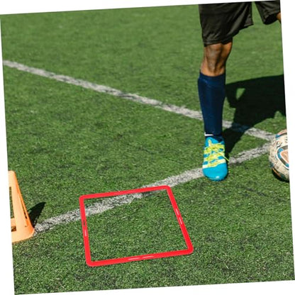 Multi-Function Agility Rings 6pcs Speeds Training Ring Set Football Training Martial Arts Boys and Girls' Coordination
