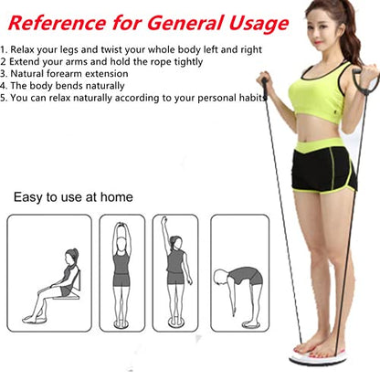 Ab Twister Board for Exercise Waist Twisting Disc with 8 Magnets Fitness Twister with Handles Trims Waist Arms Hips and Thighs