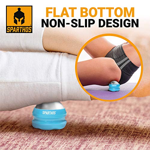 Sparthos Cold Ice Massage Roller Ball, Cryosphere Massager -Blue-54mm - color: Denim Blue, style: 54mm (Pack of 1)