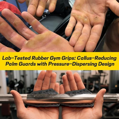 HUAFA Anti-Slip Workout Grips, Gym Grips Weight Lifting Grips Pads, Ergonomics Weight Lifting Gloves for Men Women Deadlift, Fitness Training and Exercise, Gym Grips Pads for Palm Protection - color: Pink
