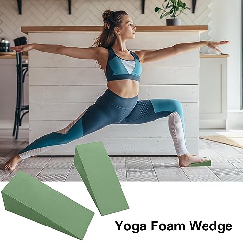 Yoga Foam Wedge, Professional Workout Wedge, Elevate Your Yoga Practice, Foam Slant Board, Versatile Incline Slant Board, Height Foam Wedge for Exercise, Leg Calf Ankle, Foot Stretching, 1