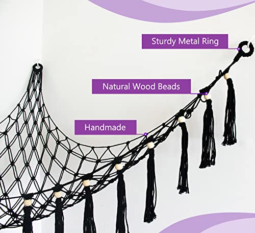 Exercise Ball Holder Yoga Ball Rack Corner Hanging Storage Net or Hammock for Fitness Ball Balance Ball Organizer Pregnancy Stability Ball Swiss Balance Ball for Yoga Studio and Gym