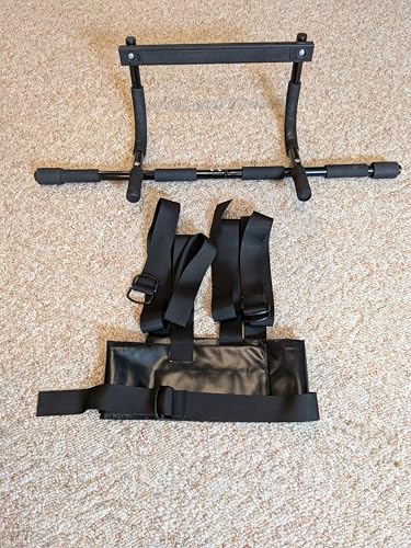 Sit and Decompress Back Stretcher 3 Minutes A Day Lumbar Traction Spinal Decompression - Inversion Table Alternative (Large Harness No Bar) - size: Large Harness (No Bar)