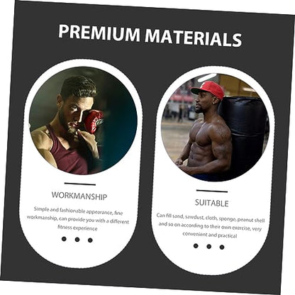POPETPOP Empty for Fitness Training Thickened PU Sandbag for Karate MMA Home Workouts Sweatproof Durable Exercise Sandbag Absorption
