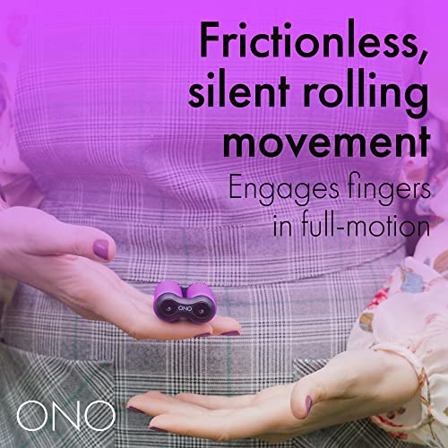 ONO Roller - Handheld Fidget Toy for Adults | Help Relieve Stress, Anxiety, Tension | Promotes Focus, Clarity | Compact, Portable Design (Purple, Junior Size - ABS Plastic) - size: Junior Size, style: ABS Plastic - Purple