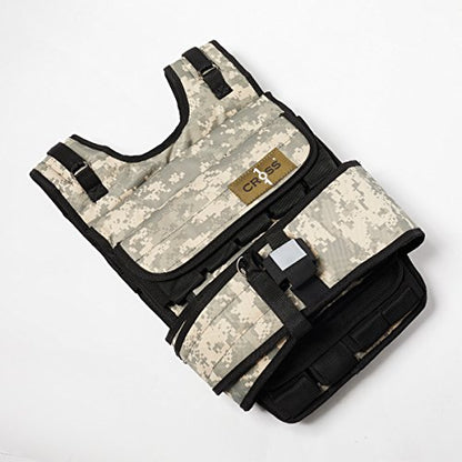 CROSS101 20LBS - 140LBS Adjustable Weighted Vest With Shoulder Pads Option for Men and Women - size: 50LBS WITH SHOULDER PADS