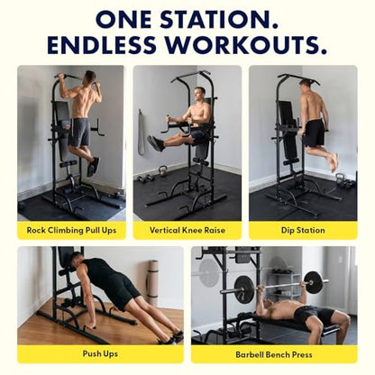 Fitness Board and Pull-Up Dip Station