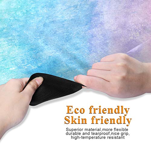 Qilmy Fantasy Mandala Pattern Yoga Mat, Non-Slip Texture Pro Yoga Mat Eco Friendly Exercise & Workout Mat for Yoga, Pilates and Floor Exercises