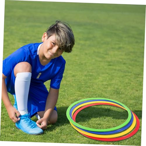 Speed Agility Rings for Football Basketball 4pcs Training Ring Set Enhance Coordination and Reaction Time
