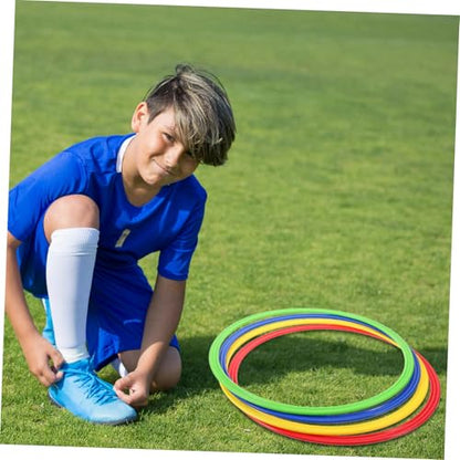 Speed Agility Rings for Football Basketball 4pcs Training Ring Set Enhance Coordination and Reaction Time