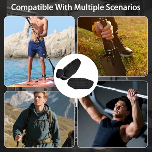 4-PCS Rypt Grip for Weight Lifting Deadlift Rows-Rubber Anti-Slip Ergonomic Lifting Gloves for Men and Women Training Palm Protectors for Gym Intensive Training and Exercise