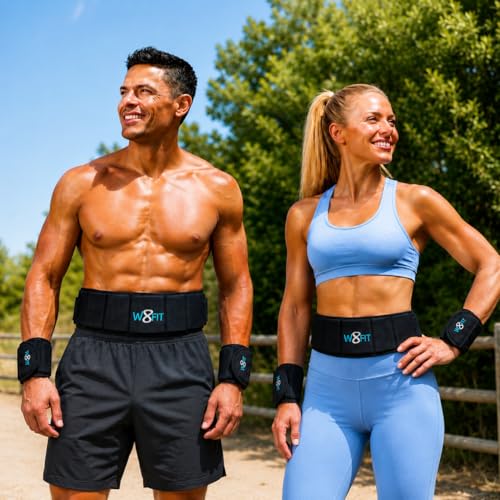 Adjustable Weighted Belt for Women & Men, Up to 20 LBS – Rucking Belt for Walking, Hiking & Strength Training - size: 7 LB SMALL (28" - 35")