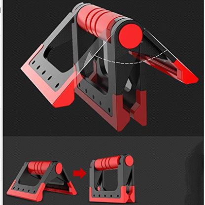 Non-Slip Foldable Pushup Handles Bar Stands with Padded, Great for Push-up Workout