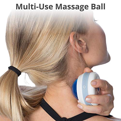 Body Back FSA Eligible Manual Massage Roller Ball | Deep Tissue Roller & Lacrosse Ball - Handheld Massager for Sore Muscles & Joint Pain | 360° Mobility Therapy Ball for Athletes & Fitness Recovery - color: Purple