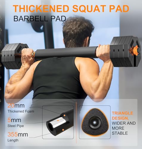 Adjustable Dumbbell Set 20LBS 30LBS 40LBS Weights Set for Men Women - style: 40 LBS