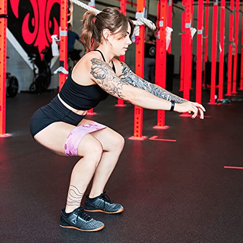 Victor Fitness® Hip & Booty Bands | 3 Levels of Resistance | Non-Slip Fabric for Squats, Lunges, Butt/Glutes | Includes Free Carrying Bag