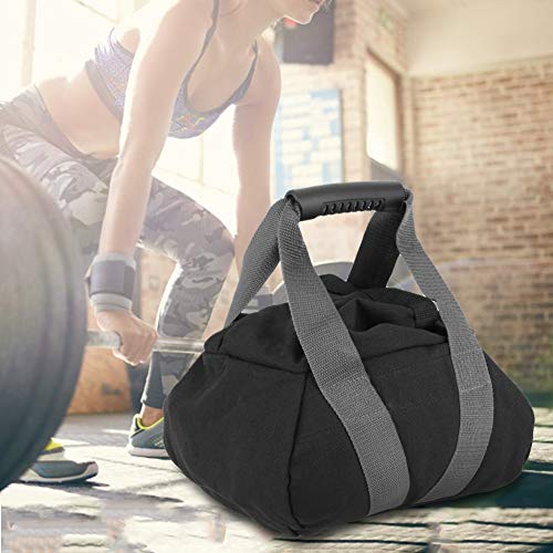 Adjustable Weightlifting Training Sandbag with Soft Rubber Handle, Oxford Cloth Material, Empty Fill Bag for Sand or Soybeans, 45 Pounds Capacity