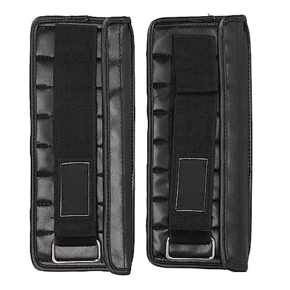 Wrist Weight Sandbag, 1Pair 1-3KG Adjustable Ankle Wrist Bandage Imitation Leather Boxing Sandbag Wrist Straps Fitness Equipment for Exercise Sports