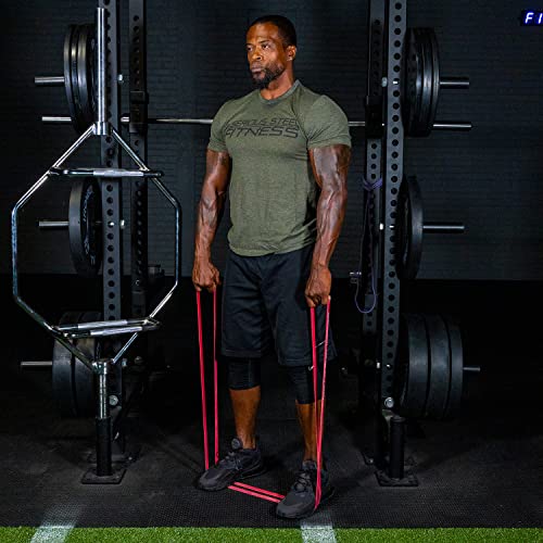 Serious Steel 41" Assisted Pull-up Band, Heavy Duty Resistance Band Sets, Stretching, Powerlifting, Resistance Training and Pull Up Assistance Bands - color: 2-Band Set (#2 #3)