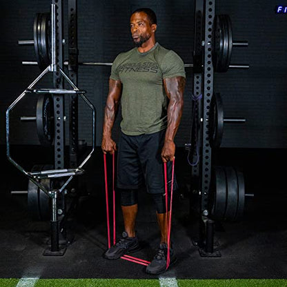 Serious Steel 41" Assisted Pull-up Band, Heavy Duty Resistance Band Sets, Stretching, Powerlifting, Resistance Training and Pull Up Assistance Bands - color: 2-Band Set (#2 #3)