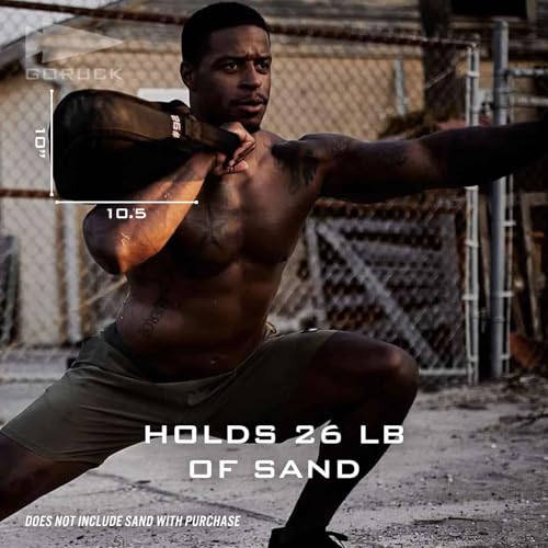 GORUCK Sand Kettlebells Weight for Fitness & Body Workout for Men & Women - for Weightlifting, Dumbbell & Yoga - for Home & Gym Training - size: 26LBS