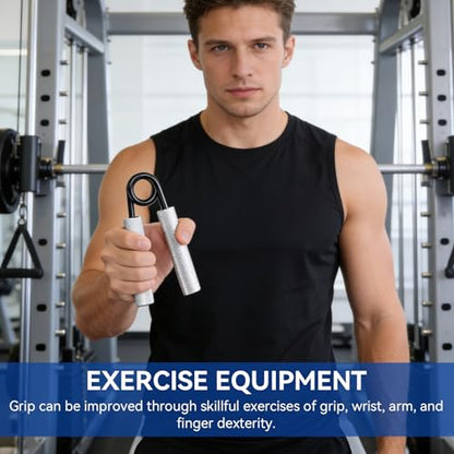 Grip Strength Trainer, 250 Lbs Hand Gripper Strengthener, No Slip Heavy-Duty Wrist Forearm Strengthener Forearm Hand Exerciser for Muscle Building and Hand Rehabilitation Exercising