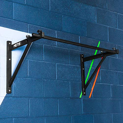 METIS Pull Up Bar [Wall Mounted] | Chin Up Bar for Home Gyms – Upper Body Workout | Wall Mounted Pullup Bar Station – Premium Gym Training Equipment