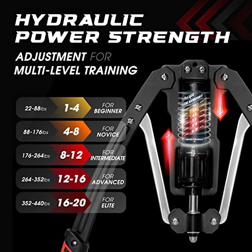 Yes4All Wrist and Forearm Blaster, Build Massive Grip Strength & Muscles with Steel Wrist Roller & Forearm Roller, Heavy Duty Arm Blaster Fits 1" & 2" Weight Plates, Improve Lifting Power - color: C. Grey