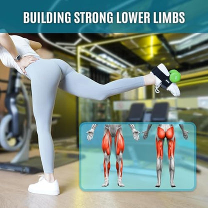 Dumbbell Foot Attachment for Leg Workout, Dumbbell Attachment Straps, Tibialis Trainer, Ankle Straps for Dumbbells, Dumbbell Foot Strap for Weight Lifting,Shin Splint,Hamstring Curls,Leg extensions - style: Style B
