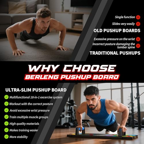 IUT Solid Push Up Board 15 in 1 Home Workout Equipment Multi-Functional Pushup Stands System Fitness Floor Chest Muscle Exercise Professional Equipment Burn Fat - color: M11