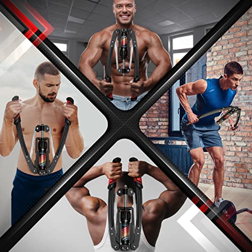 Yes4All Wrist and Forearm Blaster, Build Massive Grip Strength & Muscles with Steel Wrist Roller & Forearm Roller, Heavy Duty Arm Blaster Fits 1" & 2" Weight Plates, Improve Lifting Power