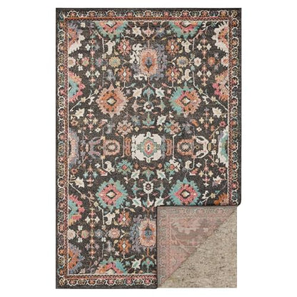Mohawk Home Non Slip Rug Pad 5' x 8'- 1/4" Thick Felt + Latex Rubber Gripper - Dual Surface Cushion for Hardwood, Carpet, Tile Floors, Made in USA - size: 5' x 8' (Rectangular), style: 1/4 Inch Dual Surface Rug Pad