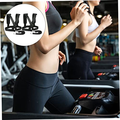 2pcs Weight Bearing Shoulder Straps Resistance Belt for Fitness Training Metal Buckles Lightweight Sled Harness for Running Speed Strength Workout