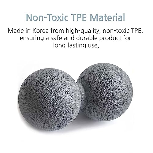 Double Lacrosse Peanut Massage Ball Riser Set for Headache, Neck, Shoulder & Back Pain Relief (Massage Ball Riser Set)