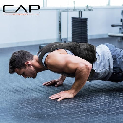 CAP Adjustable Weighted Vest 20–150 lbs for Strength Training, Running & Workouts, Weight Vest for Men & Women, Fitness Training Vest - style: 20lbs-C