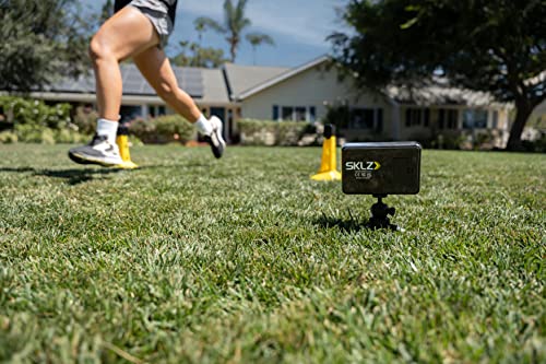 SKLZ 6X Ultra Durable Agility Hurdles - for Athletes of All Skill Levels,6pk of 6-in Tall Hurdles,Bright Yellow Color,Made of Durable, Composite Materials,Easy to Set up & Transport,Comes w/Carry Bag