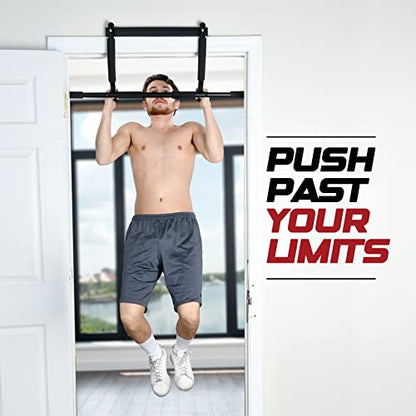Sagler Pull up bar Doorway Heavy Duty Chin up bar Trainer for Home Gym Doorway Pull up bar or dip bar