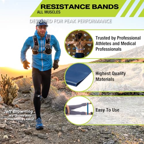 Pro-Tec Athletics Resistance Bands, Light, Medium, Heavy, Strength Training, Resistance Bands, Latex Bands, Toning, Shoulders, Glutes, Core, Upper & Lower Legs, Men & Women, Easy to Use, Working Out