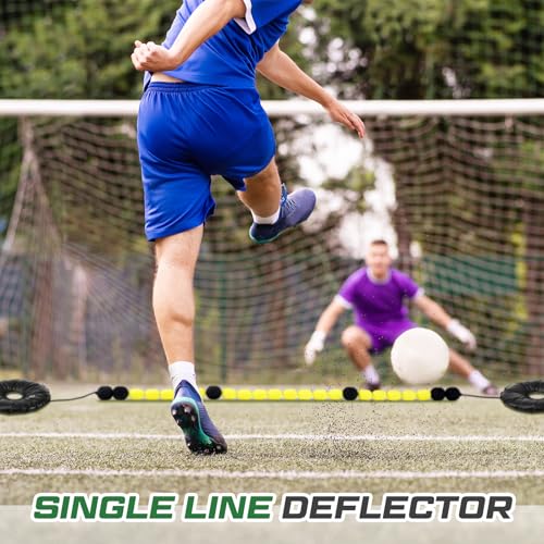 11.8 ft Goalkeeper Deflection Equipment Multiple Different Refraction Angles Reflexes and Agility Single Goalkeeper Training Equipment Line Deflector