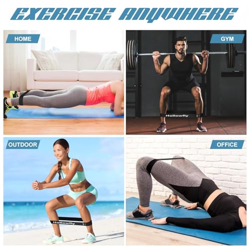 30 Pcs Latex Resistance Bands Resistance Loop Exercise Band for Booty Workout Stretch Exercise Equipment Non Slip Elastic Band for Women Men Home Butt Hip Thigh Fitness Gym Yoga