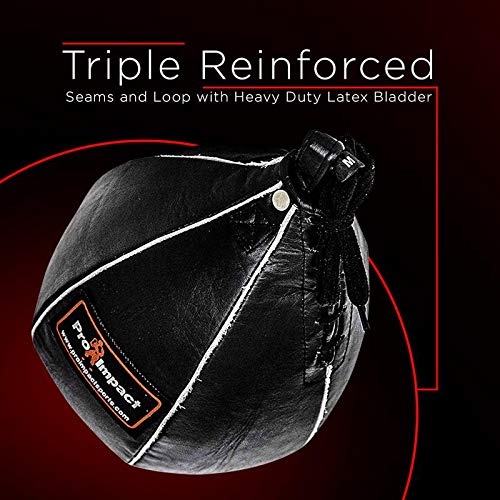 Leather Speed Bag – Rapid Rebound Pear-Shaped Punching Ball with Durable Latex Bladder for Boxing, MMA & Home Gym