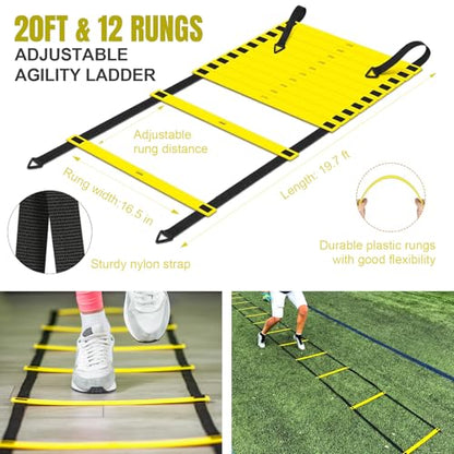 Pro-Grade Kids Backyard Soccer Goal, Tear-Resistant 5-Layer Polyester Soccer Net & 10mm Poles for Maximum Durability, 4x3ft/6x4ft/7x5ft, Pop Up Portable Soccer Training Equipment Set with Size 4 Ball - size: 7 ft x 5ft, 1 Pack, style: Yellow