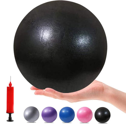 Mini Yoga Balls 6 Inch Exercise Pilates Therapy Balance Micropore Ball Barre Equipment for Home Stability Training Physical Core Training with Pump