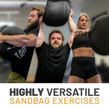 Strongman Sandbag Bells of Steel - Fitness Sand Bag for Weight Training - style: 250 lb