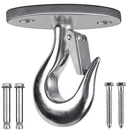 Dolibest Ceiling Anchor Mount for Yoga Swing Suspension, Resistance Band Wall Anchor, Body Weight Strength Training Systems, 2000LB Capacity, Stainless Steel,1PCS
