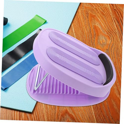 BESPORTBLE Incline Foot Stretch Board Adjustable Gear Calf Stretching Device for Enhanced Ankle Mobility and Leg Flexibility Foldable Wood Design with Non Slip Surface for Home Use