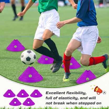 Jumbo Soccer Cones Big Training Disc Cone - color: Purple