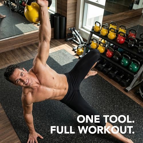 GoFit Premium Vinyl Dipped Kettle Bell with Introductory Training DVD