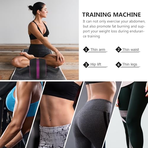 Ab Roller Wheel with Automatic Rebound, Fitness Roller Wheel for Core Workout, Home Gym Abdominal Exercise Equipment with Non-slip Mat, Suitable for Men and Women